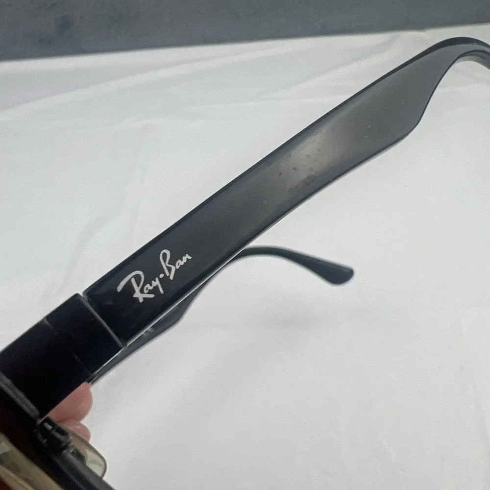 Ray-Ban RB6238 2509 Black Square Eyeglasses Flex Hinge Frame Only 53-17-145